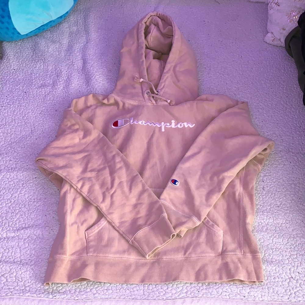 CHAMPION HOODIE PINK